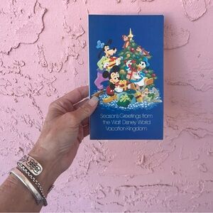 Vintage Disney Christmas Brochure 70s Walt Disney Micky Mouse Donald Duck